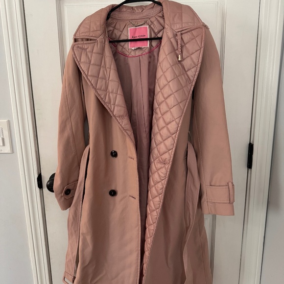 Kate Spade trench coat in Rose - Picture 2 of 9